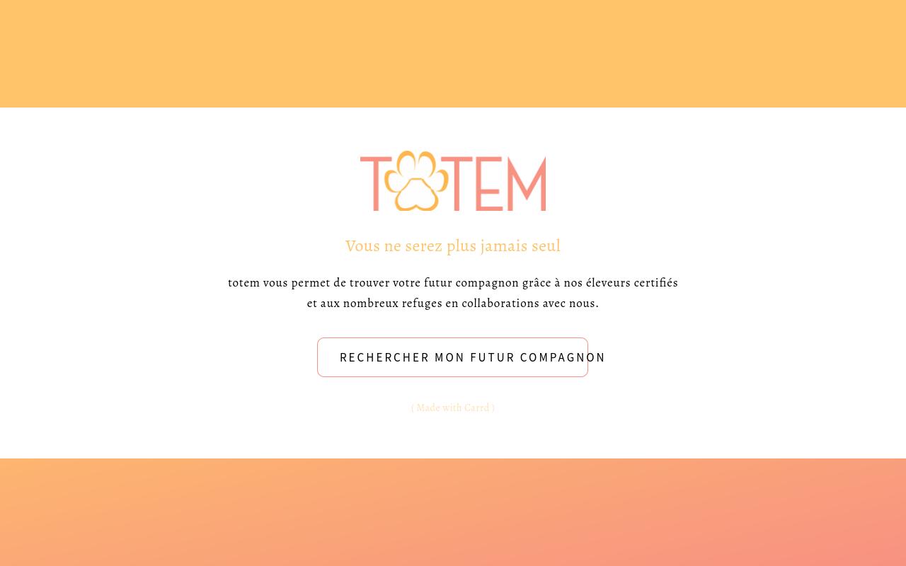 Carrd profile picture for @totem